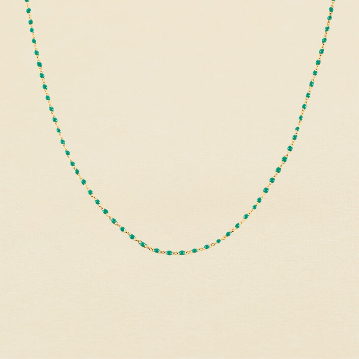 Collar midi SMARTY - Verde / Oro - Collares  | Agatha