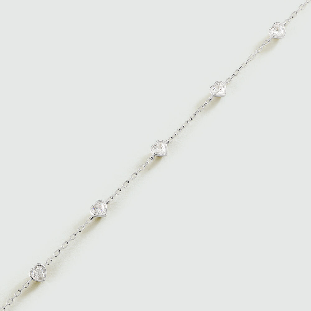 Pulsera de cadena ADOREE - Cristal / Plateado - Pulsera de cadena  | Agatha