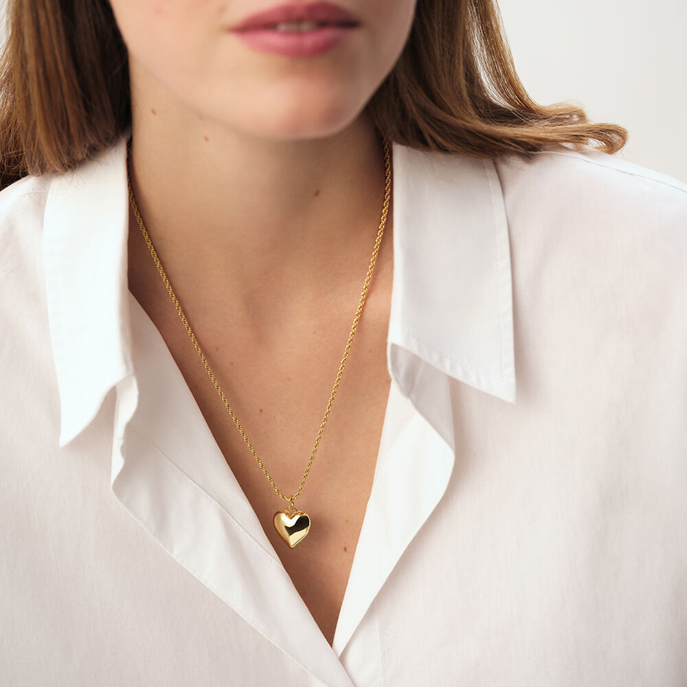 Colgante COEUR - Dorado / Plateado - Sin piedra  | Agatha