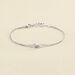 Pulsera de cadena IMPERIAL - Cristal / Plateado - Pulseras  | Agatha