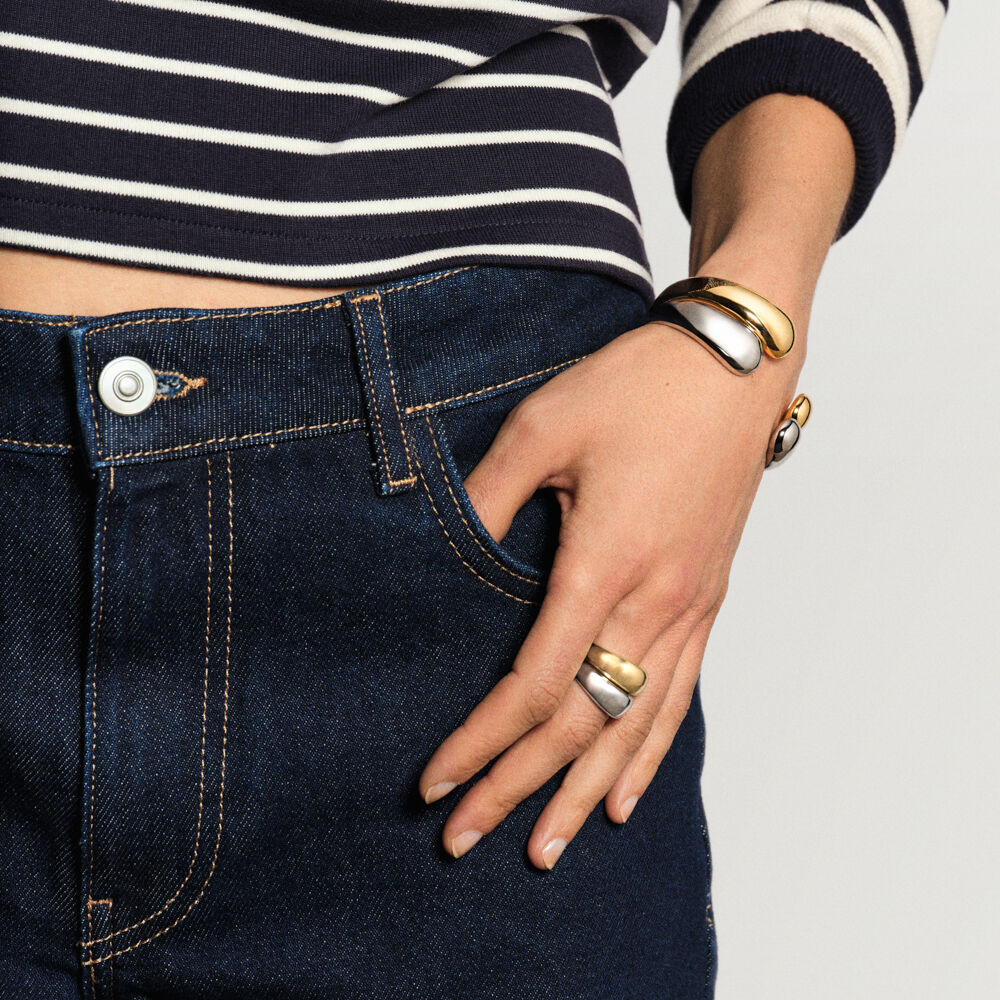 Pulsera rígida DANAE - Plateado - Pulsera rígida  | Agatha