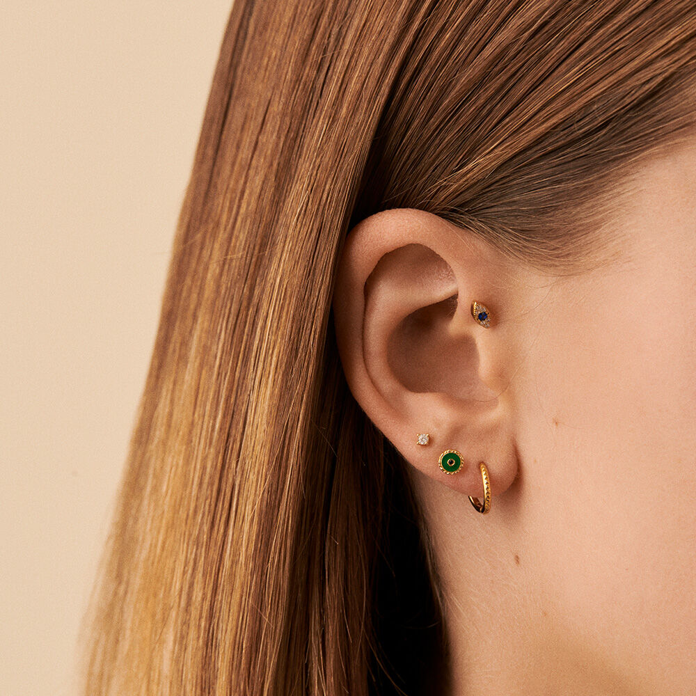 Piercing mini MINI - Cristal / Dorado - Piercings  | Agatha