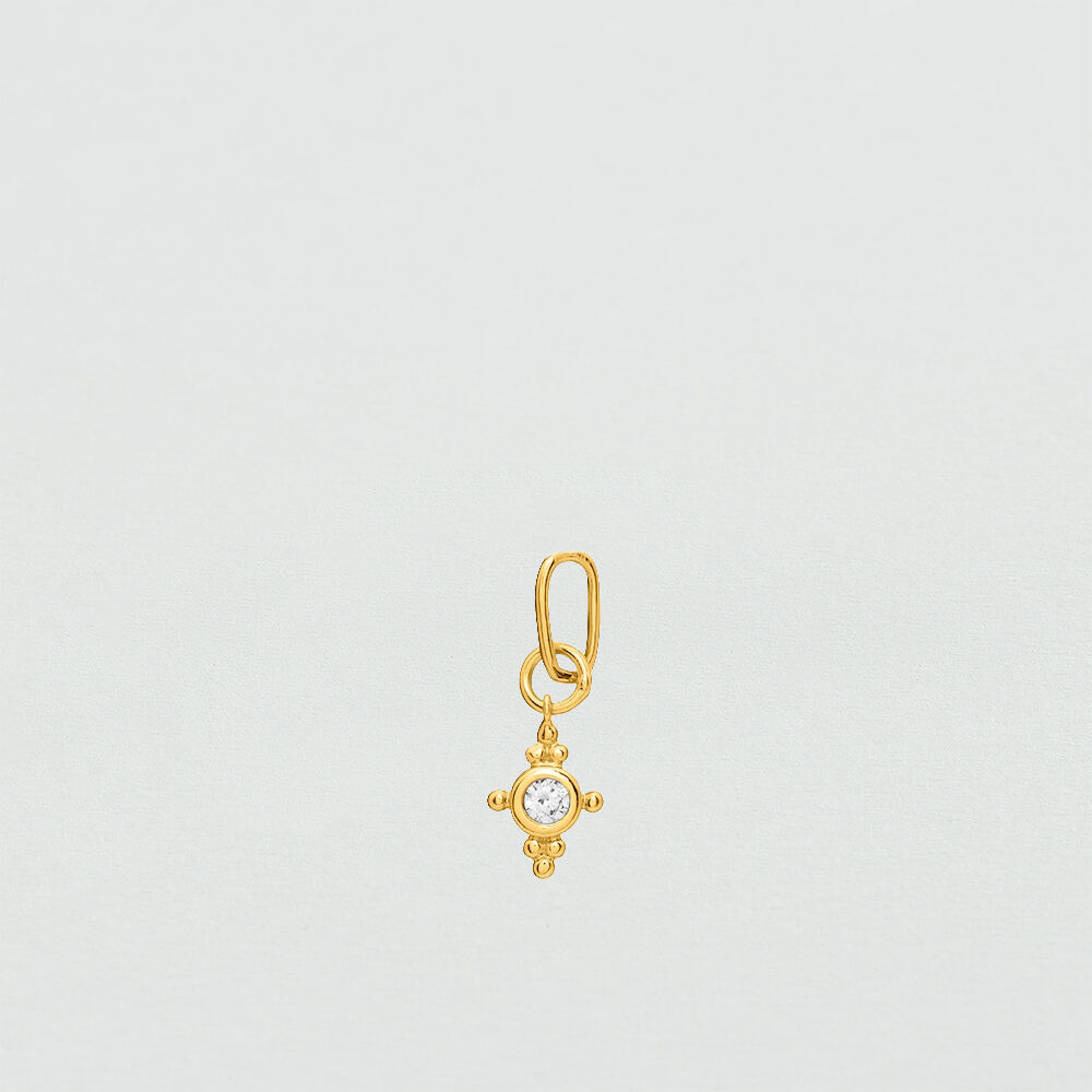 Colgante BOLITAS - Cristal / Dorado - Outlet  | Agatha