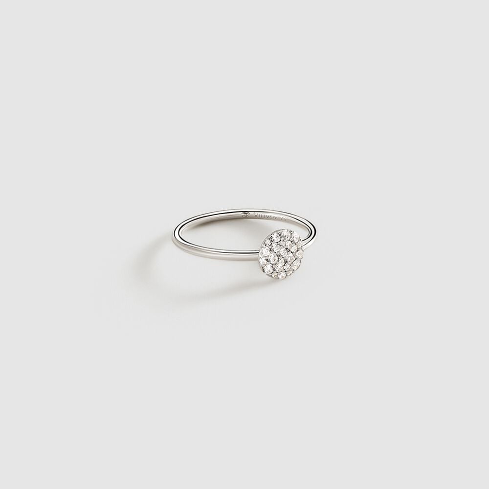 Anillo fino CRYSTAL - Cristal / Plateado - Anillos de fantasía  | Agatha