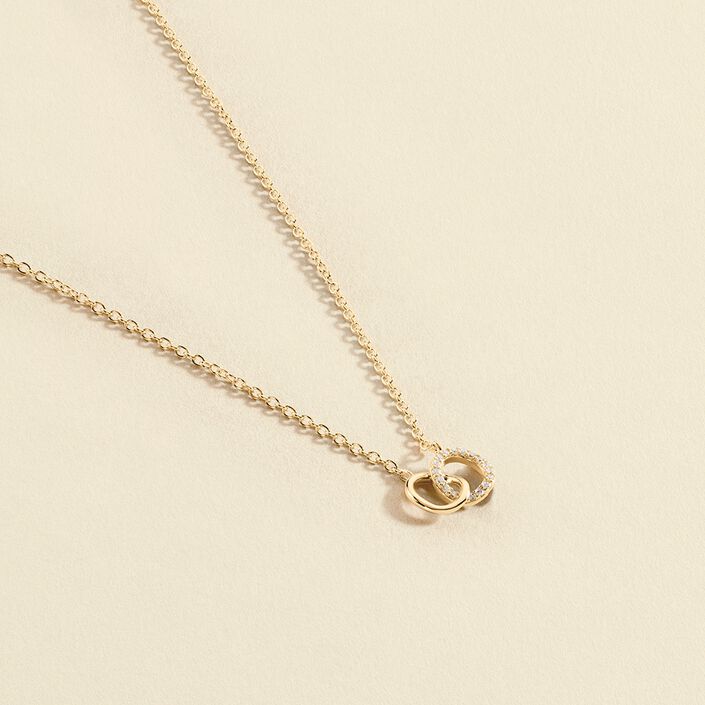Collar corto RONDOU - Cristal / Dorado - Collares  | Agatha