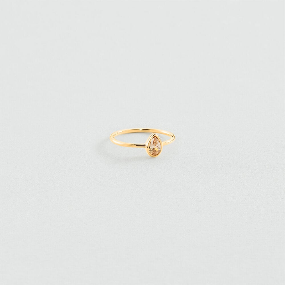 Anillo fino CANDY - Amarillo / Dorado - Anillos  | Agatha