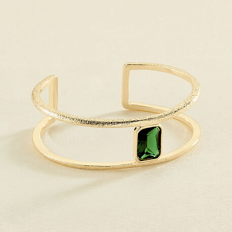 Pulsera esclava CLEOPATR - Verde / Dorado - Pulseras  | Agatha