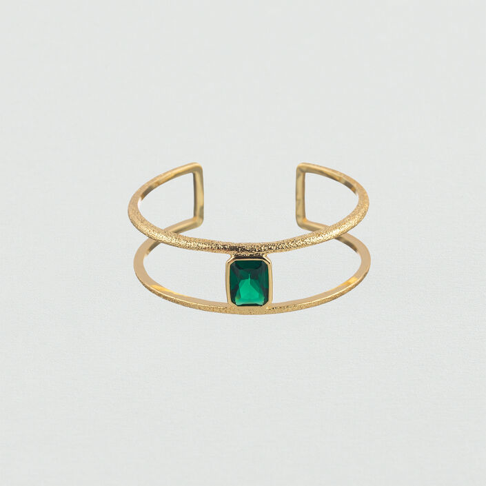 Pulsera esclava CLEOPATR - Verde / Dorado - Pulseras  | Agatha