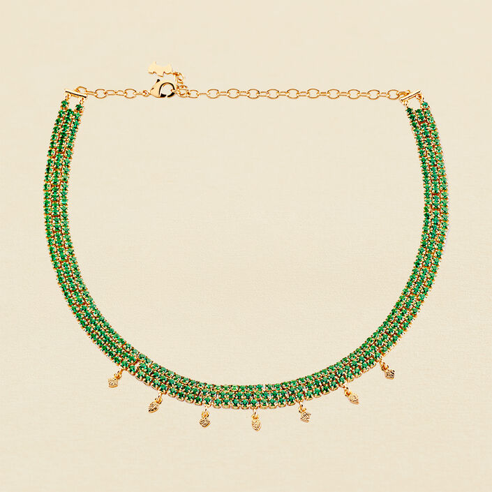 Chocker BERENICE - Verde / Dorado - Collares  | Agatha