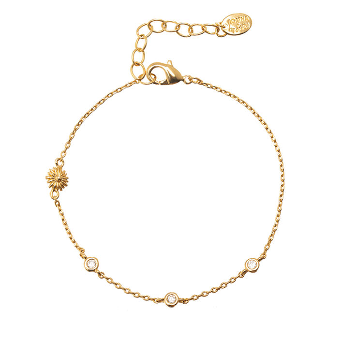 Pulsera de cadena ALWAYS - Cristal / Oro - Pulseras  | Agatha
