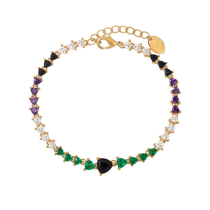 Pulsera de cadena ECLATANT - Nero/ Azul/ Verde - Pulseras  | Agatha