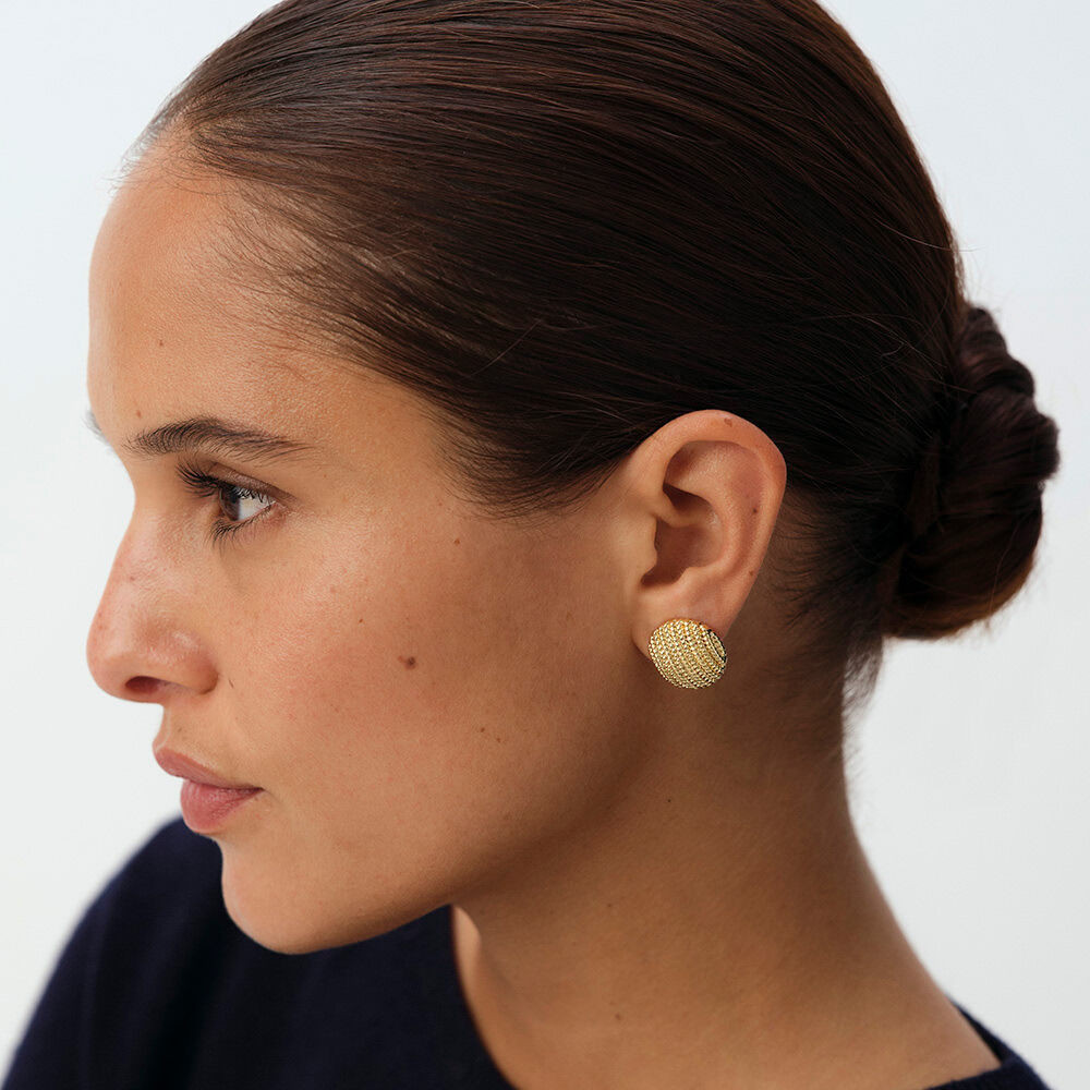 Pendientes de clip TUILERIE - Dorado - Pendientes de clip  | Agatha