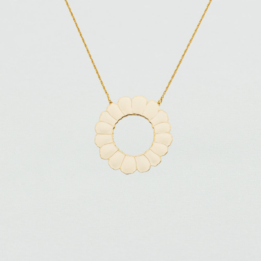 Collar largo FLORA - Dorado / Blanco - Collar largo  | Agatha