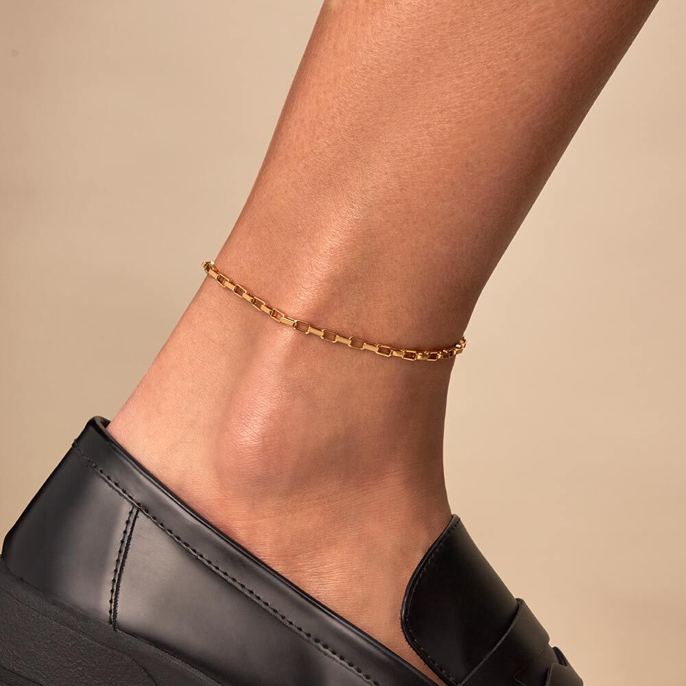 Tobillera RECTANGLE - Dorado - Tobillera  | Agatha