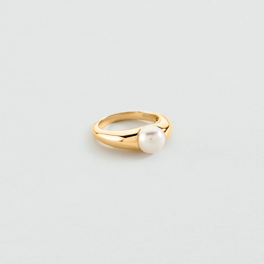 Anillo fino PERLA BATIGNOLLES - Perla / Oro - Anillos  | Agatha
