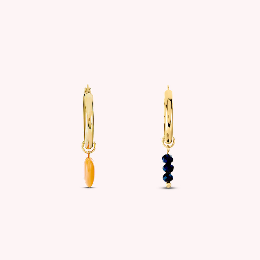Criollas PRESLEY - Verde/ naranja - Pendientes  | Agatha