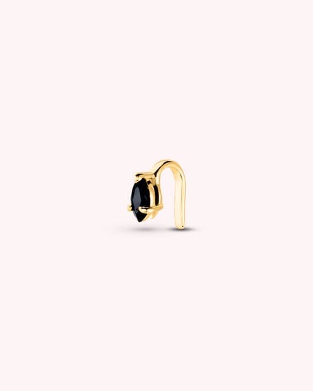 Ear cuff SNAKY - Negro / Oro - -30%  | Agatha