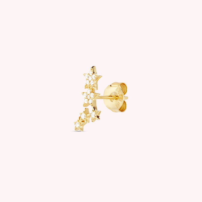 Piercing mini SHINE - Cristal / Dorado - Piercings  | Agatha