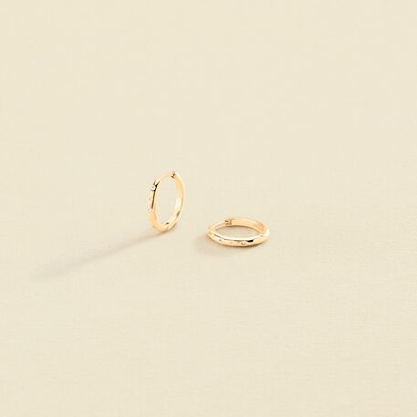 Criollas ALIANZA - Cristal / Dorado - Pendientes  | Agatha