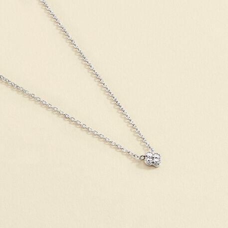 Collar corto BELOVED - Cristal / Plateado - Collares  | Agatha