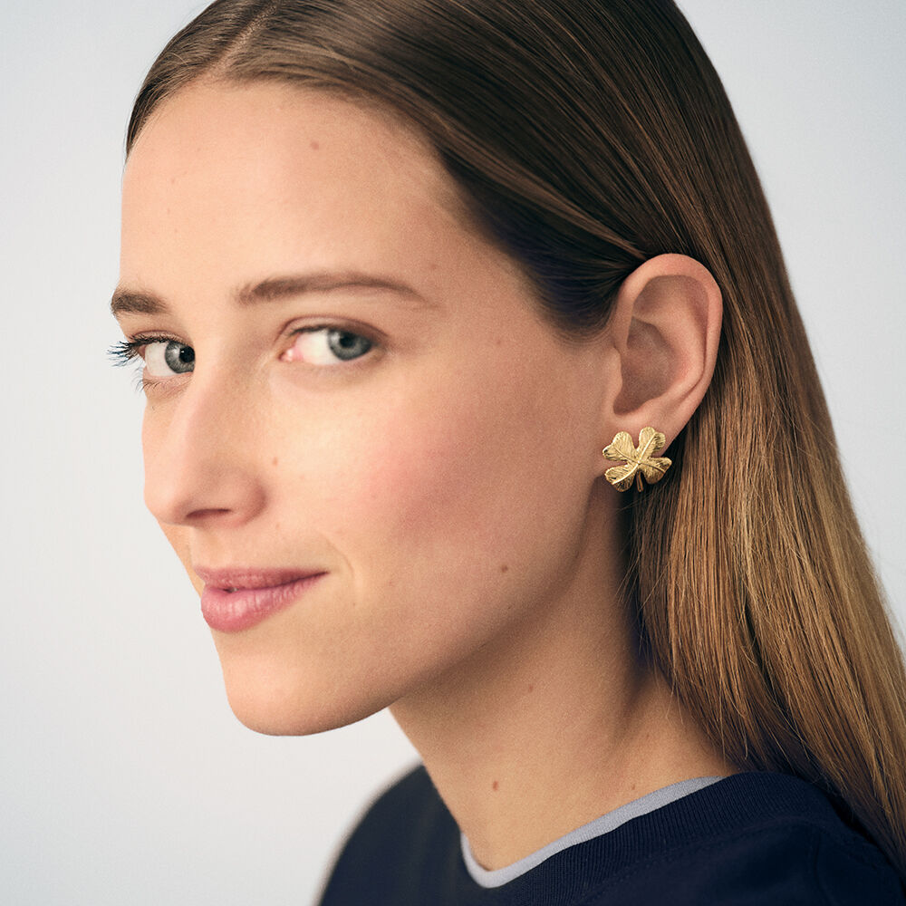 Pendientes largos FELICIA - Dorado - Pendientes de fantas&iacute;a  | Agatha