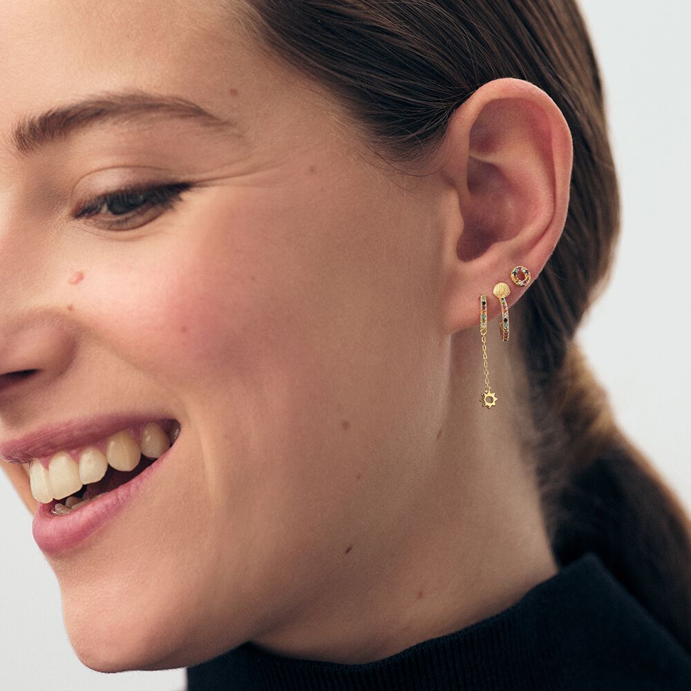 Piercing mini RAINBOW - Multicolor / Oro - Piercings  | Agatha