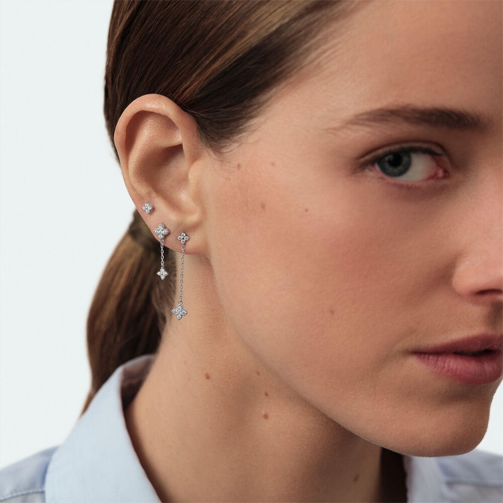 Pendientes cortos BELOVED MIX & MATCH - Cristal / Plateado - Pendientes cortos  | Agatha