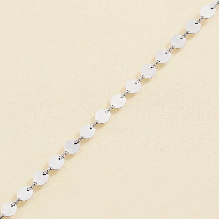 Pulsera de cadena PLACAS - Plata - Pulseras  | Agatha