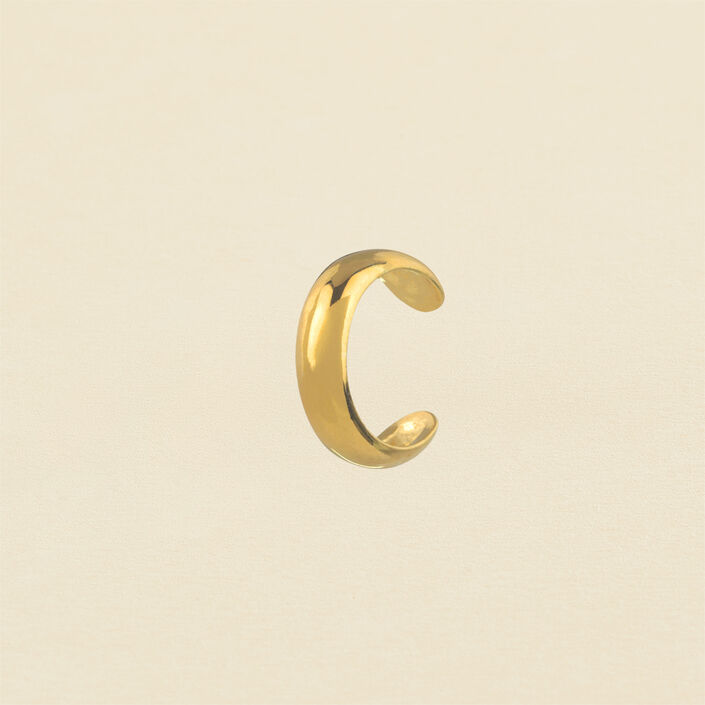 Ear cuff SANDRA - Dorado - Piercings  | Agatha