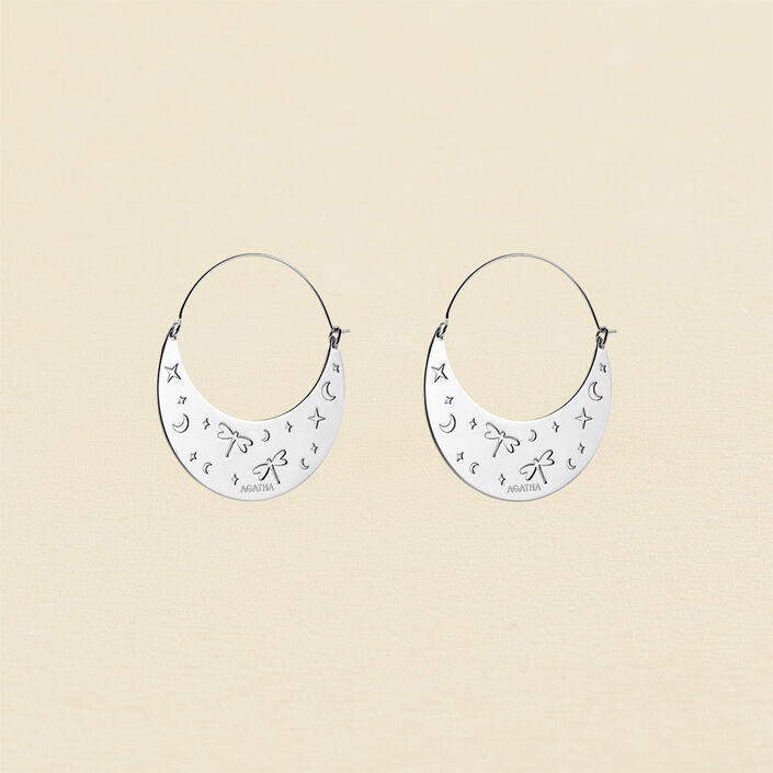 Criollas FLY - Plateado - Pendientes  | Agatha