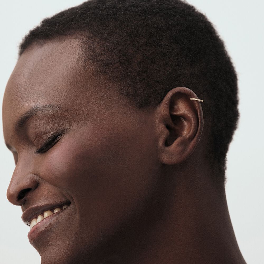 Piercing H&eacute;lix & Tragus MIX & MATCH - Cristal / Dorado - Piercings  | Agatha