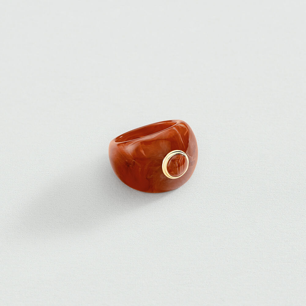 Anillo ancho BE - Rojo - Anillo ancho  | Agatha