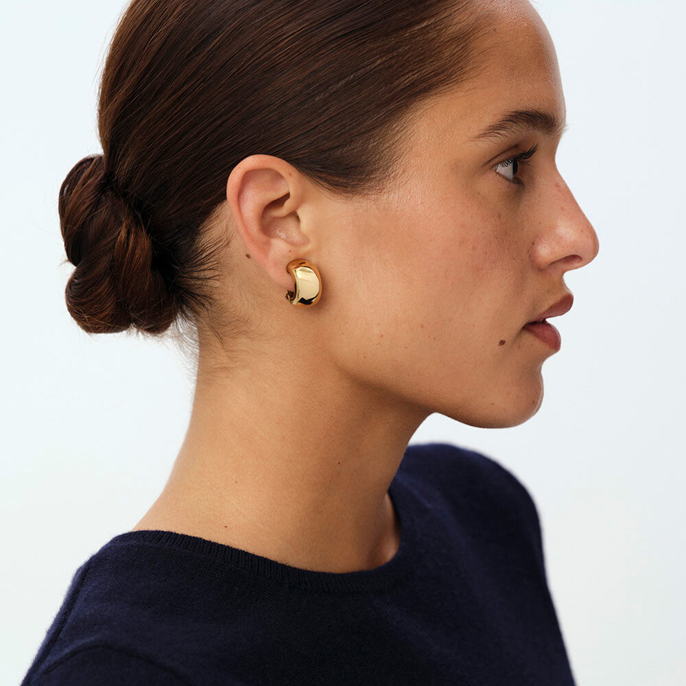 Pendientes de clip GRAND PALAIS - Dorado - Pendientes de clip  | Agatha