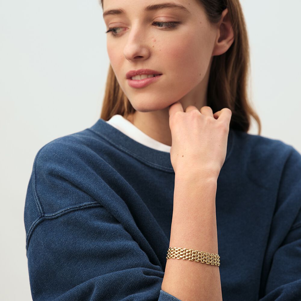 Pulsera de cadena MINUIT - Dorado - Pulsera de cadena  | Agatha
