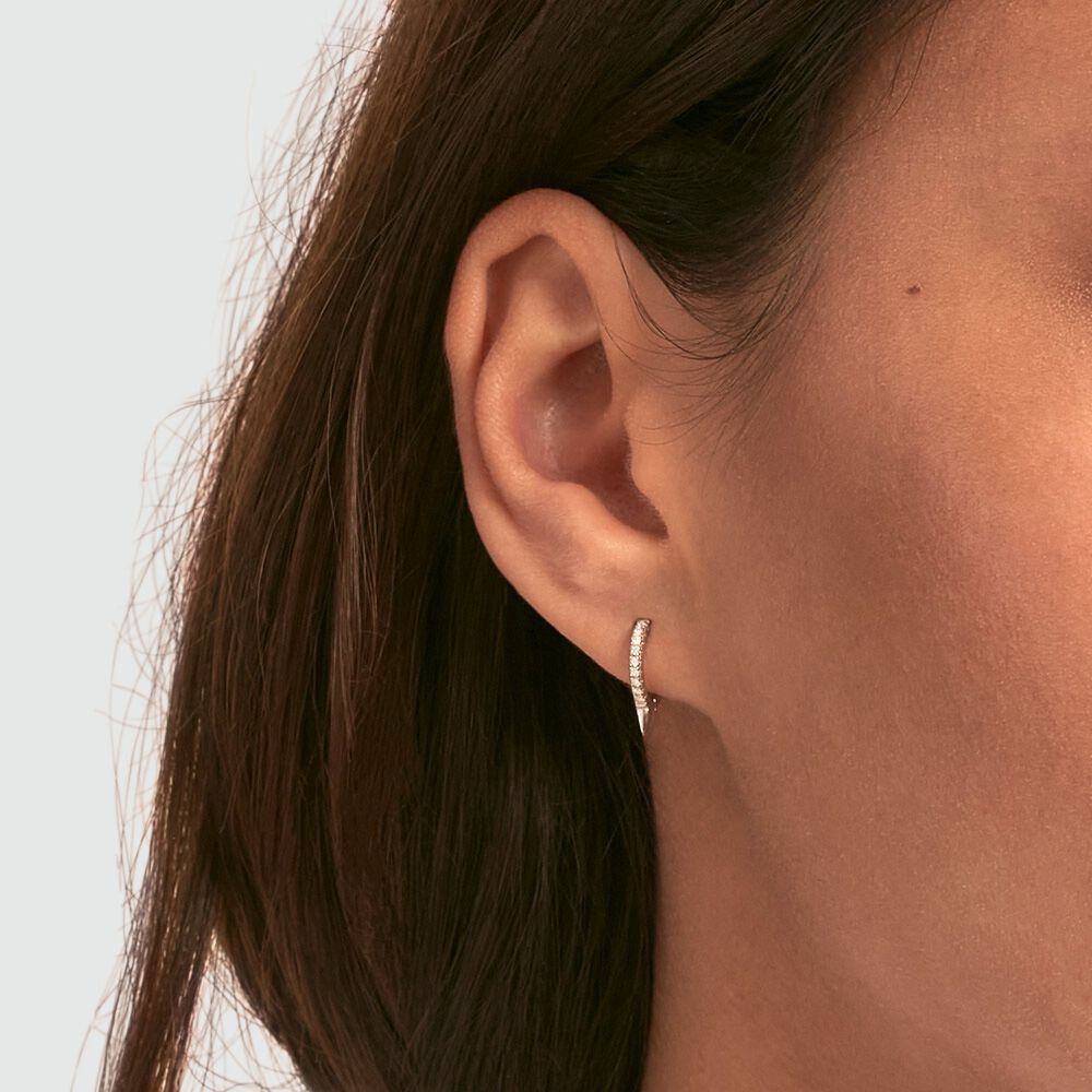 Piercing criolla PICBRIL - Cristal / Plateado - Piercings  | Agatha