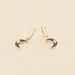 Pendientes largos CREPUSCULE - Azul / Oro - Pendientes  | Agatha