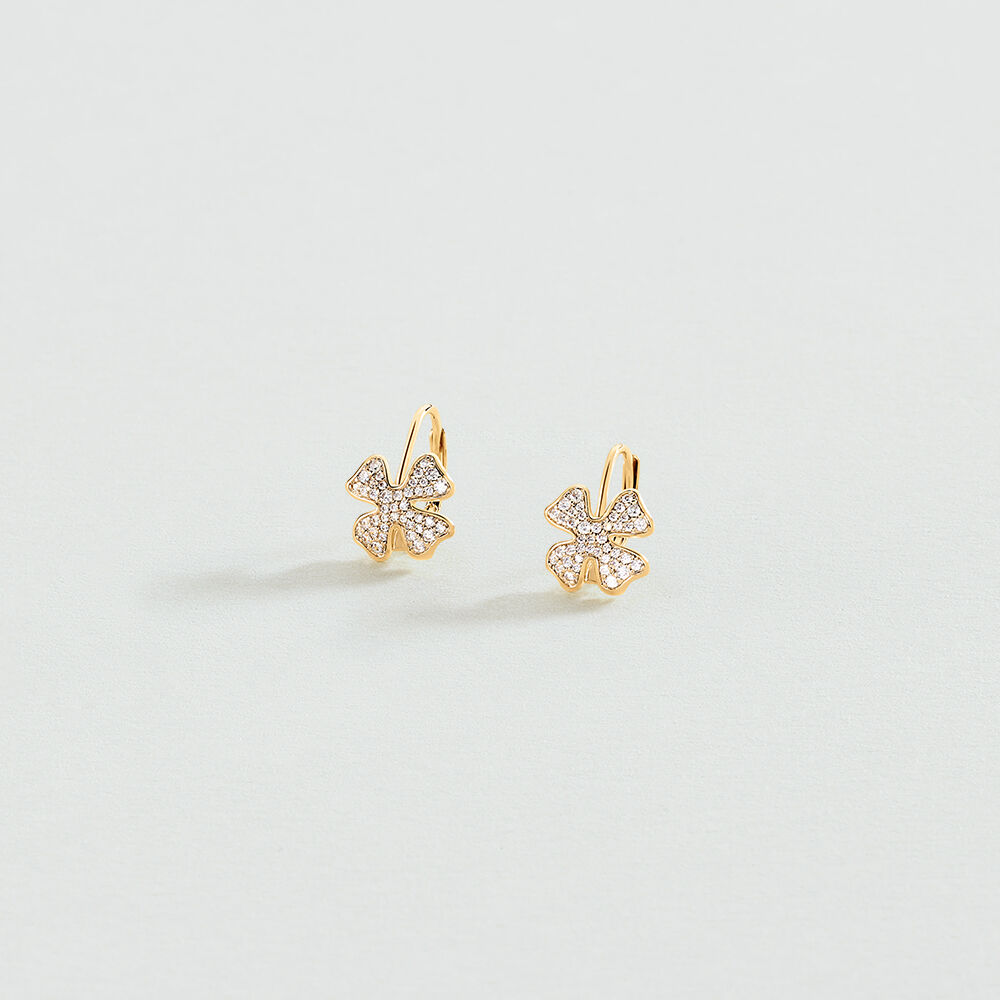 Pendientes largos FELICIA - Dorado / Plateado - Pendientes de fantasía  | Agatha