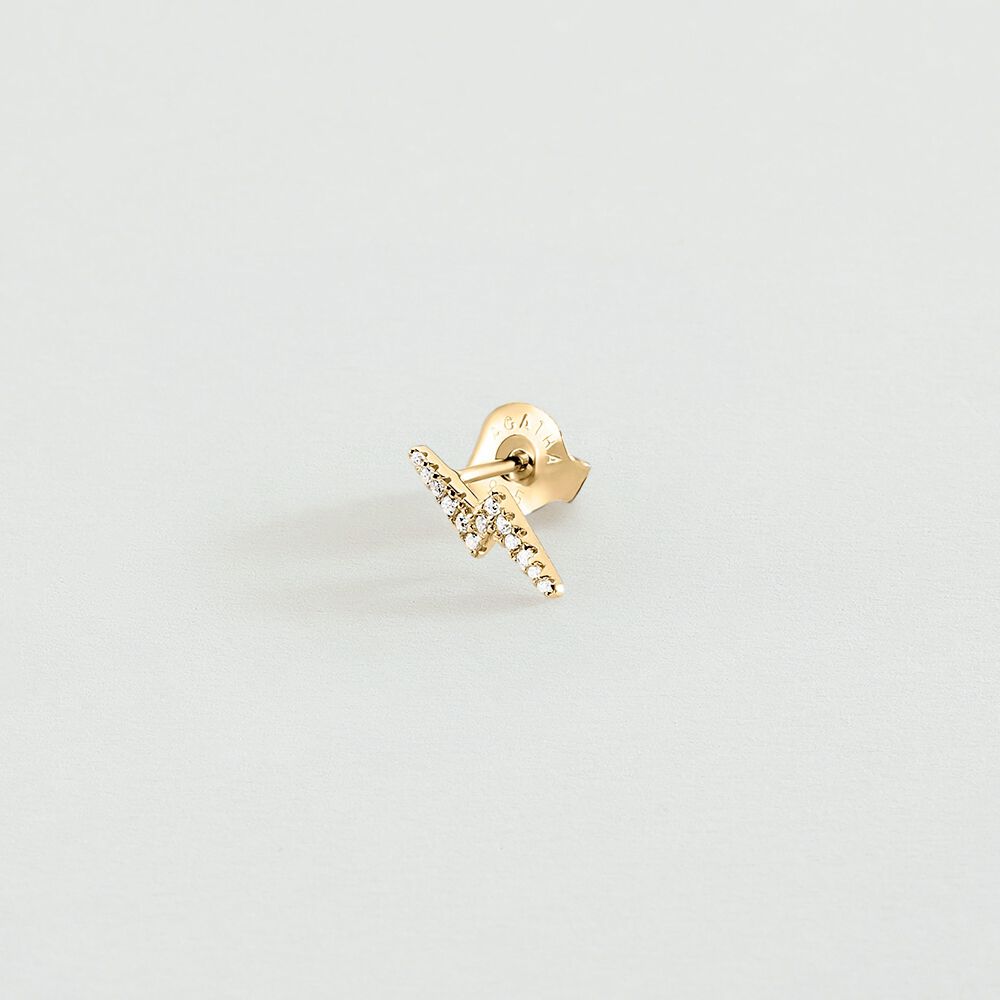 Piercing mini ECLAIR - Cristal / Dorado - Piercings  | Agatha