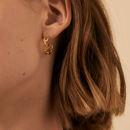Criollas CHAIN - Dorado - Pendientes  | Agatha