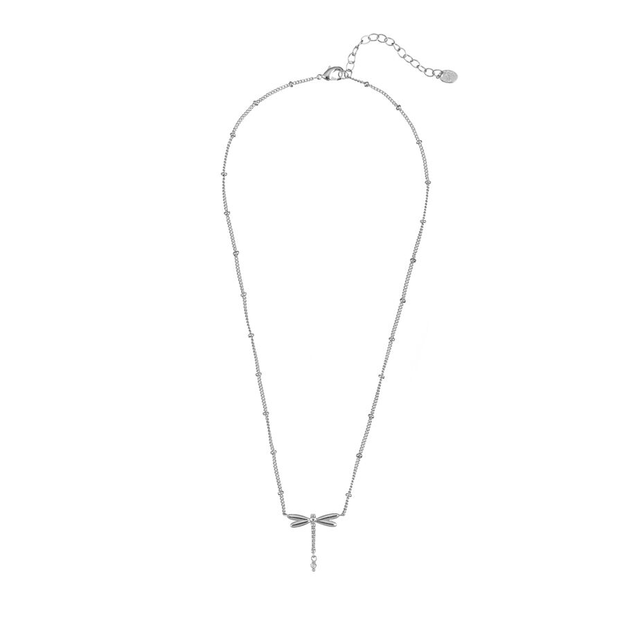 Collar corto DRAGONFLY - Plateado - Collares  | Agatha