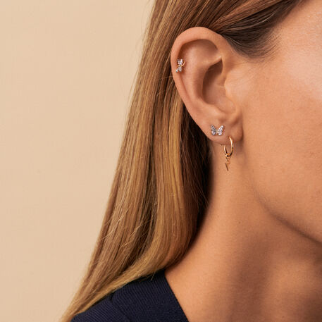 Piercing mini TINY - Oro / Gris - Piercings  | Agatha