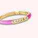 Anillo fino BONHEUR - Rosa / Oro - Anillos  | Agatha