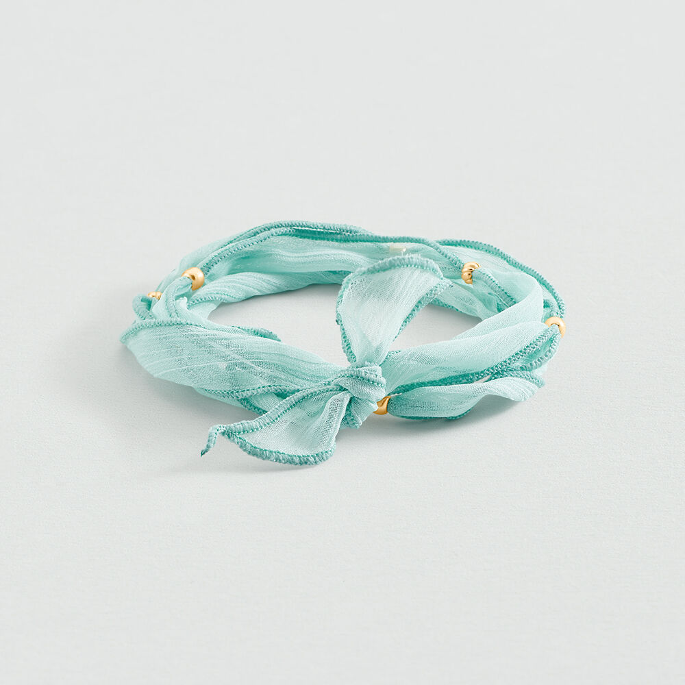 Pulsera con cordón ILIOS - Azul Palo - Pulsera con cordón  | Agatha