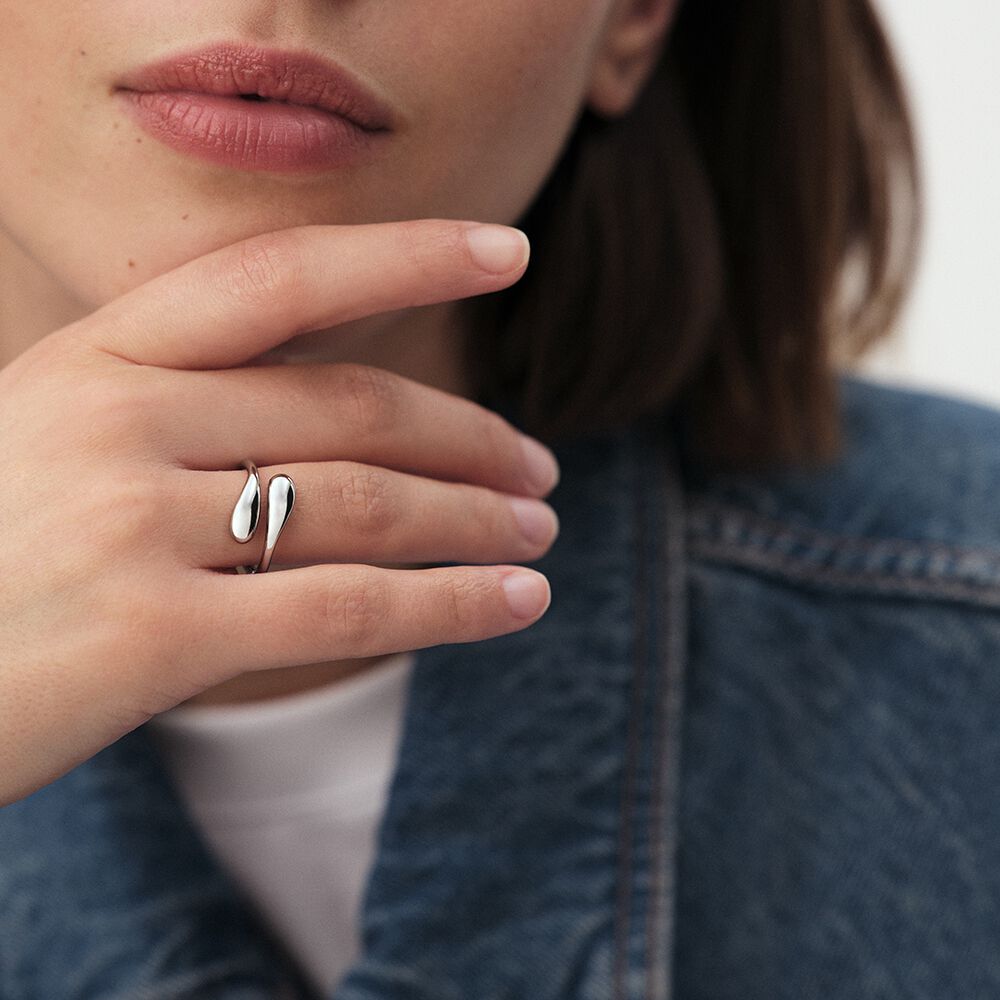 Anillo fino DANAE - Plateado - Anillos de fantasía  | Agatha