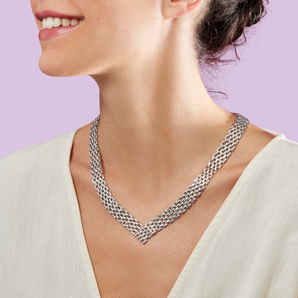 Collar midi MINUIT - Plateado - Collares  | Agatha