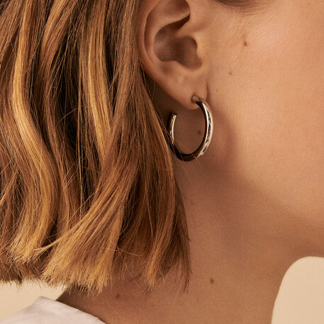 Criollas GIPSY - Plateado - Pendientes  | Agatha