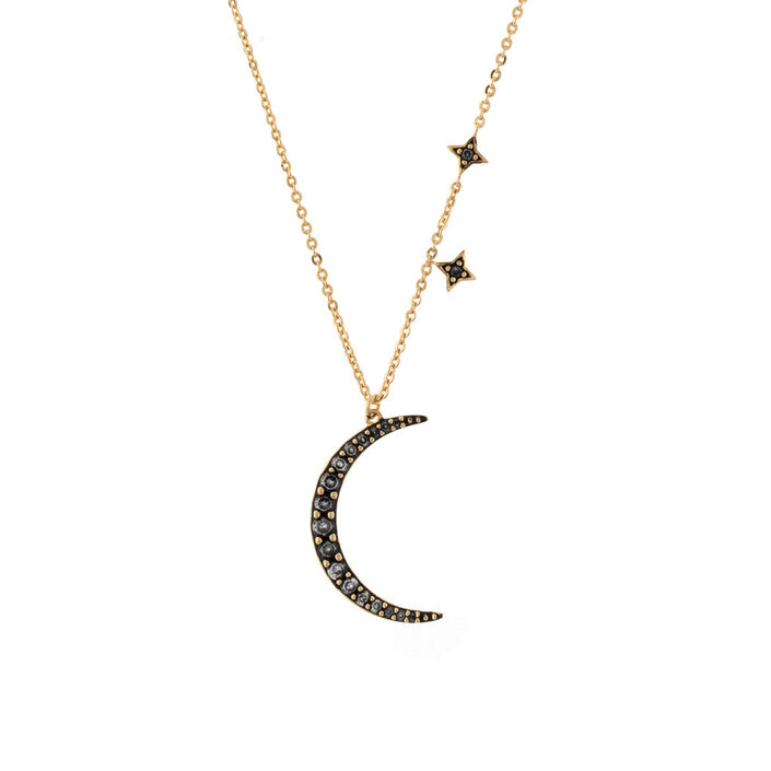 Collar midi GAIA - Cristal / Oro - Collares  | Agatha