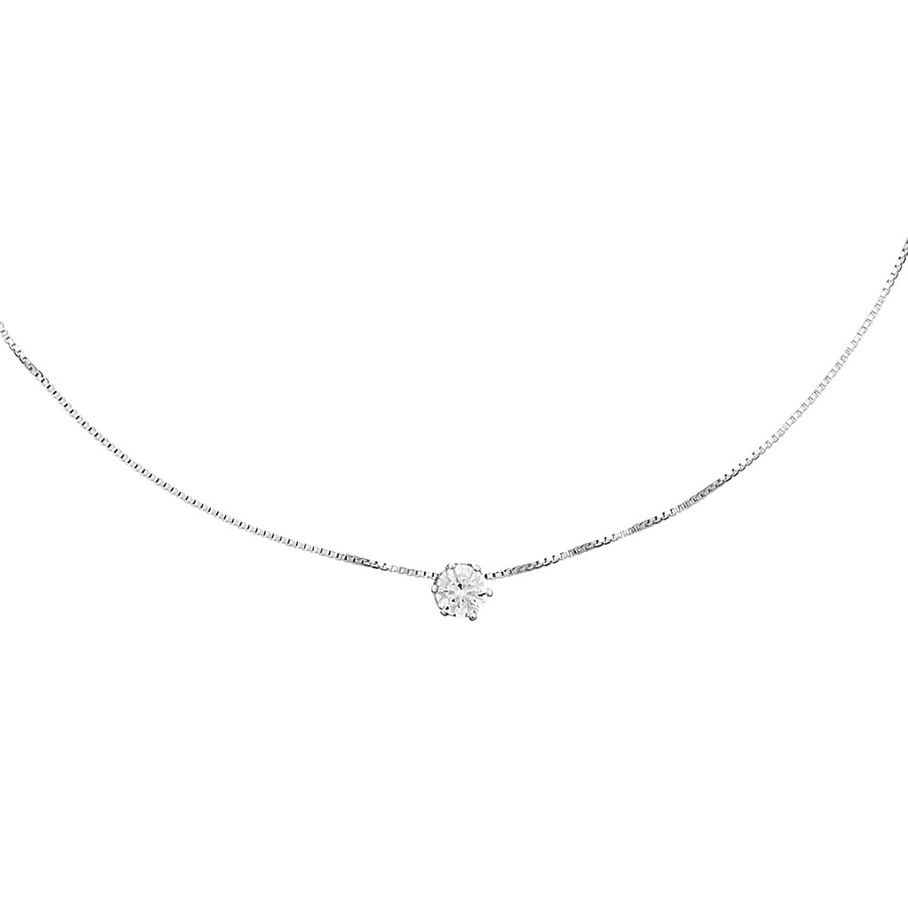 Collar corto SIMILI - Cristal / Plateado - Collares  | Agatha