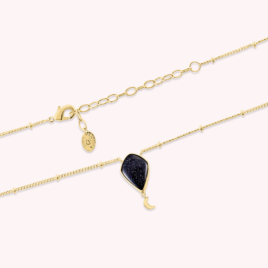 Collar corto ECLIPSE - Azul / Oro - Collares  | Agatha