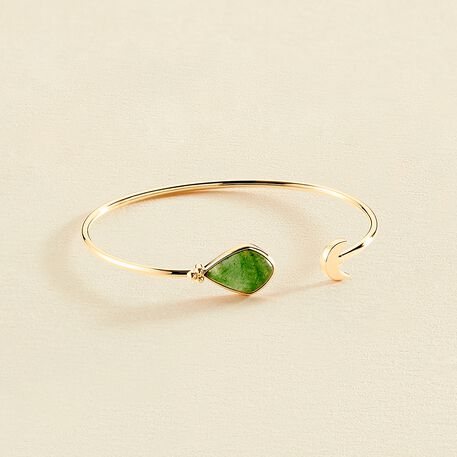 Pulsera rígida MOON - Aventurine - Pulseras  | Agatha